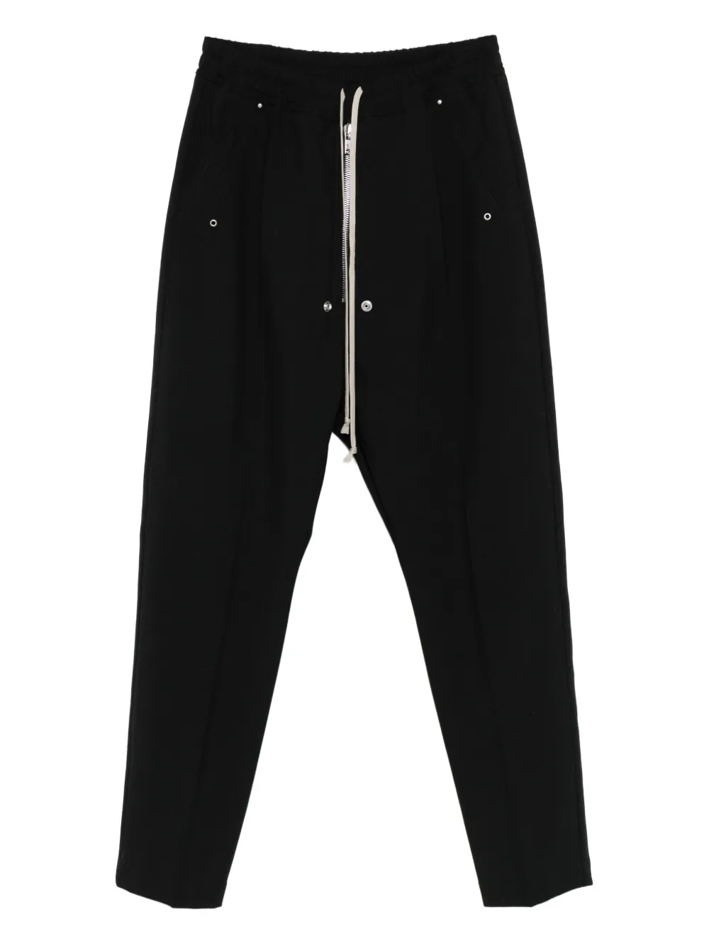 Rick Owens BELA broek met trekkoord en knopen Zwart