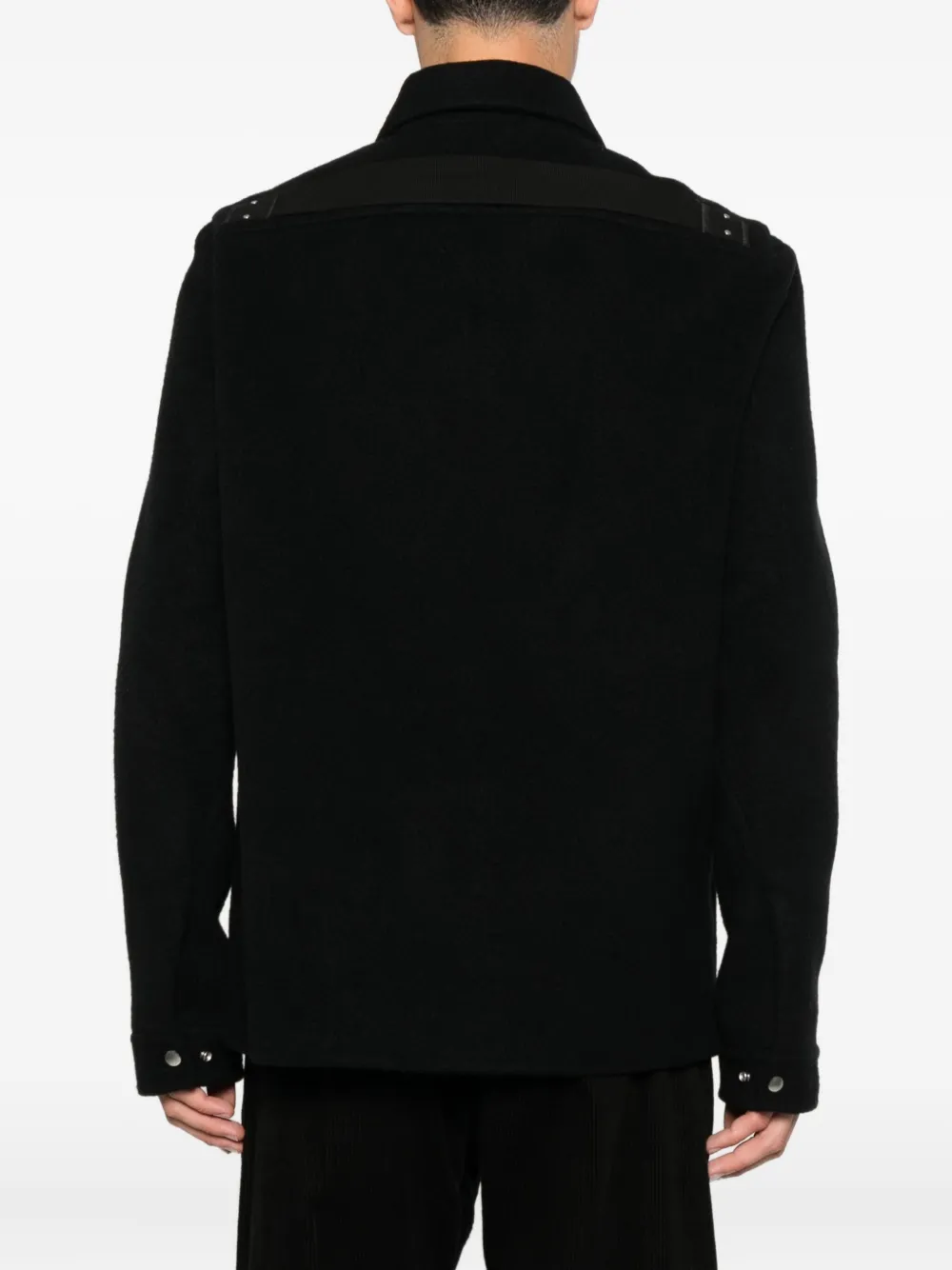 Rick Owens Kasjmier jack met rits Zwart