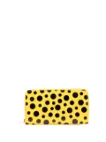 Louis Vuitton Pre-Owned 2012 Yayoi Kusama Monogram Vernis Infinity Dots Zippy Wallet long wallets - Yellow