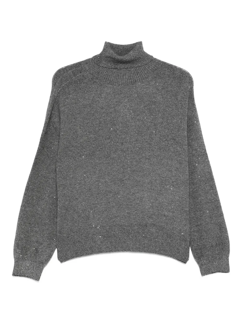 LIU JO embellished turtleneck sweater Grijs