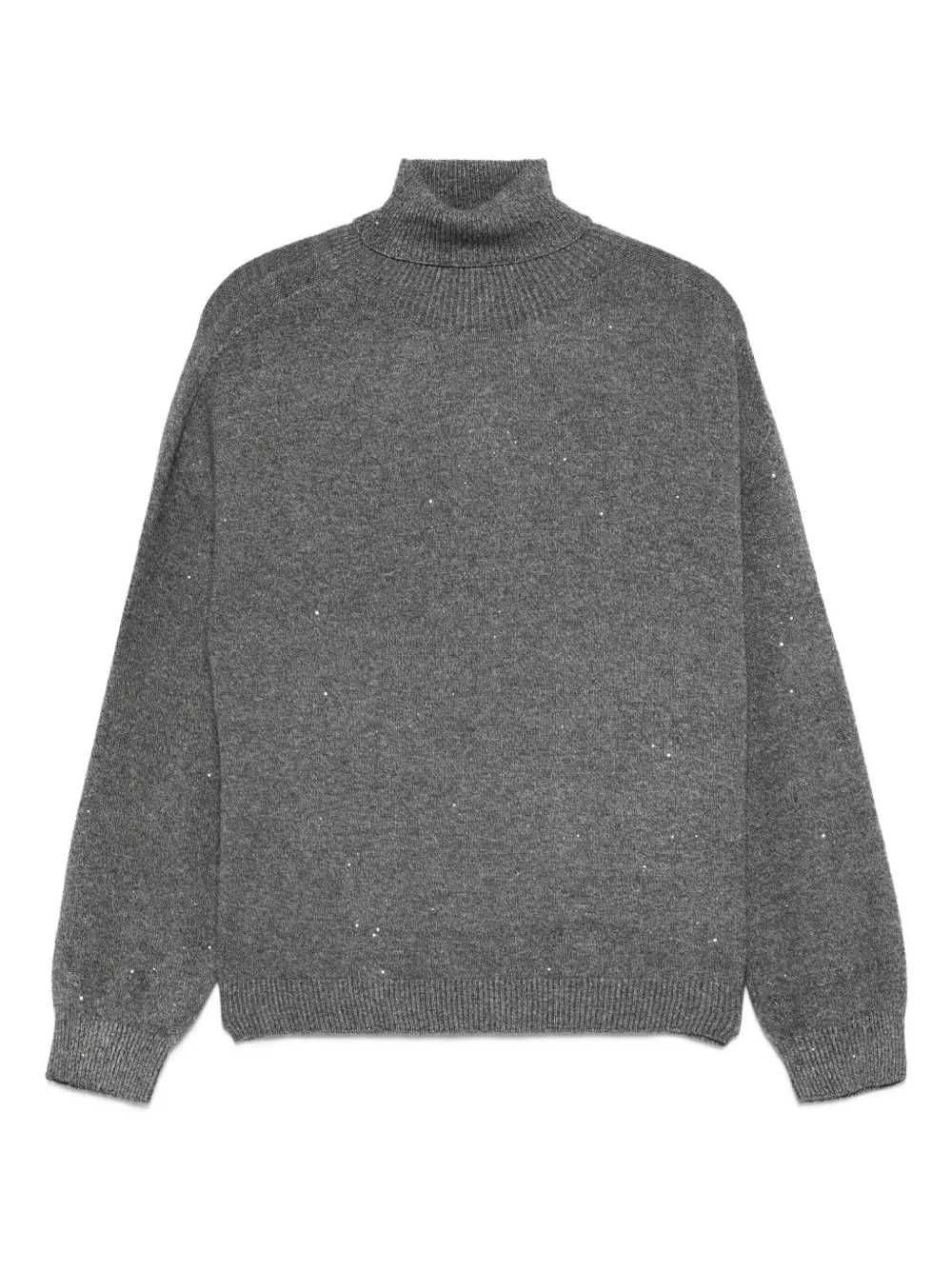 embellished turtleneck sweater