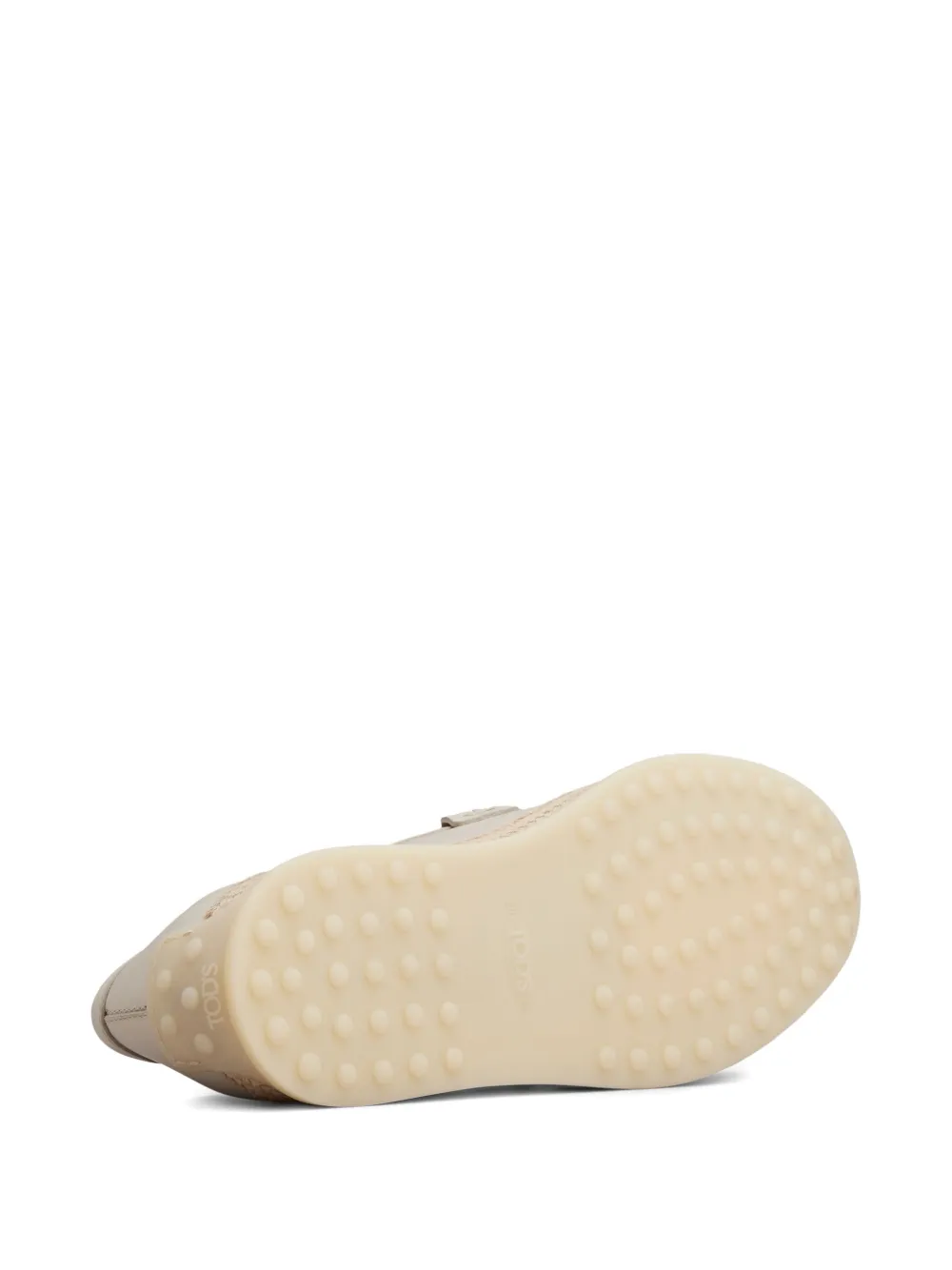Tod's buckle-detail leather loafers Neutrals