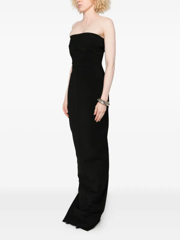 Rick Owens Strapless Fitted Dress | Black | FARFETCH
