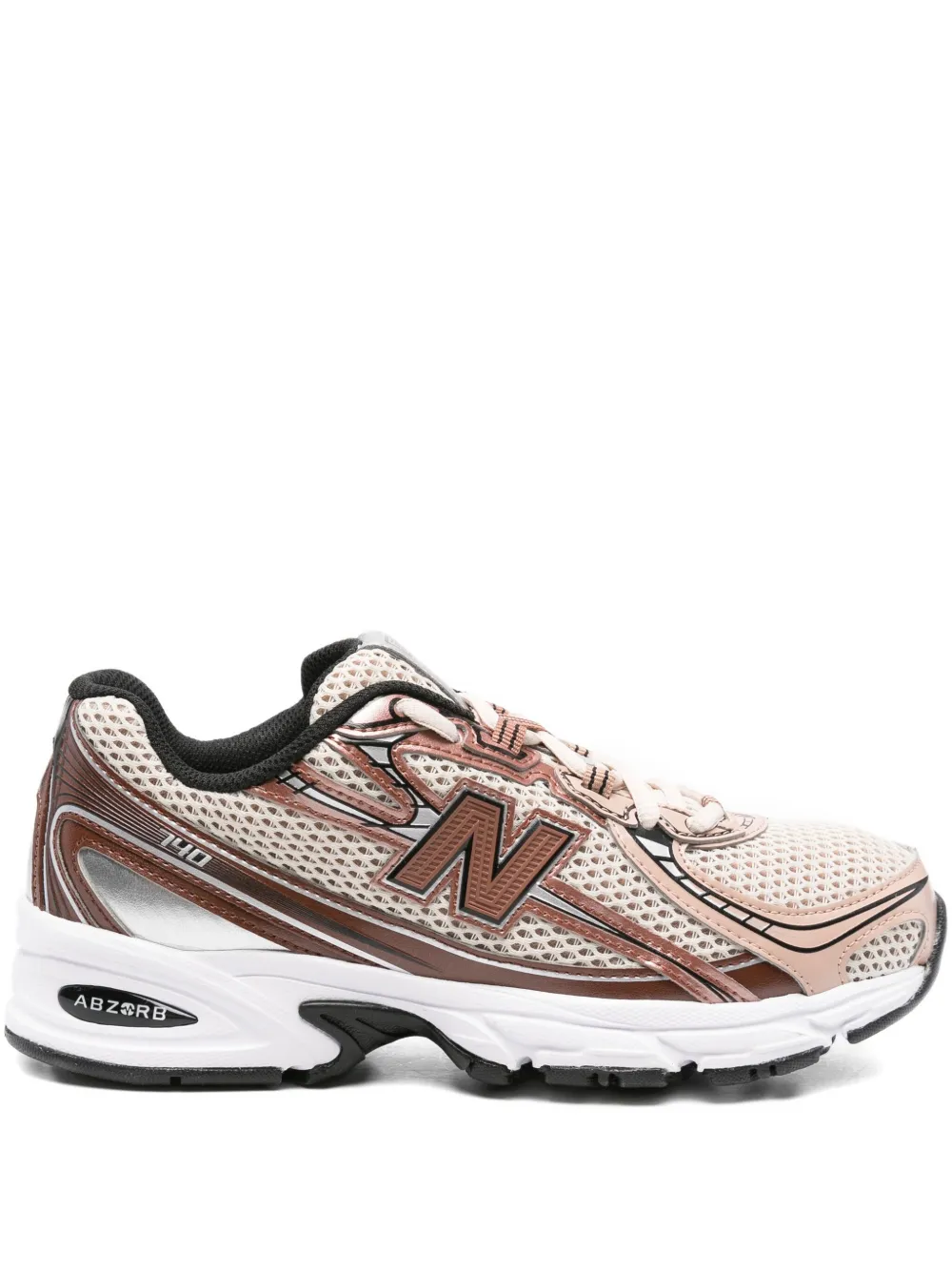 New Balance U740 mesh-panel sneakers Neutrals