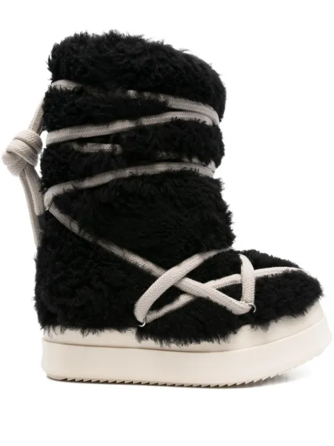 Rick Owens بوت شيرلنغ برباط