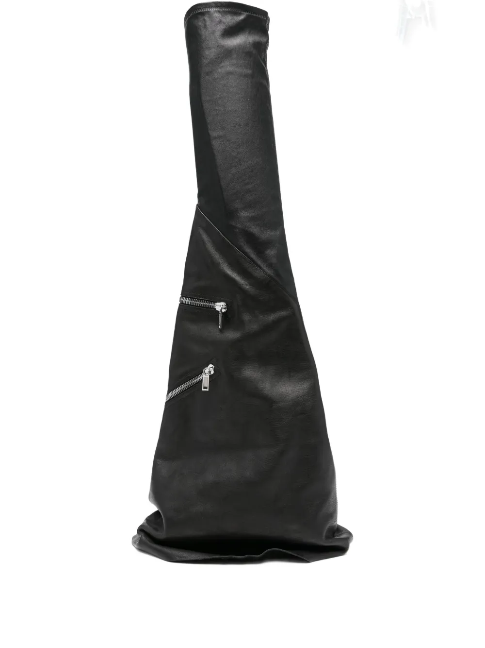 Rick Owens Cargo Fetish Sneaks calf leather knee-high boots Black