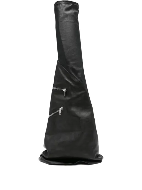 Rick Owens Cargo Fetish Sneaks calf leather knee-high boots
