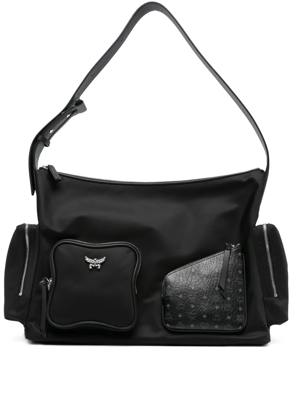 monogram-pattern shoulder bag