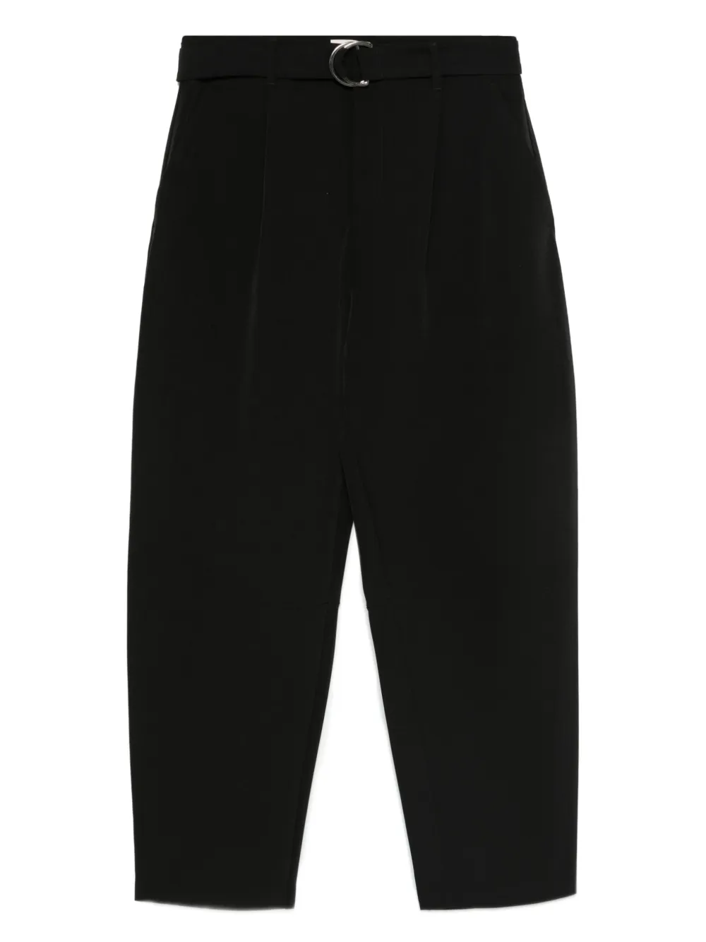 LIU JO Broek met ceintuur Zwart
