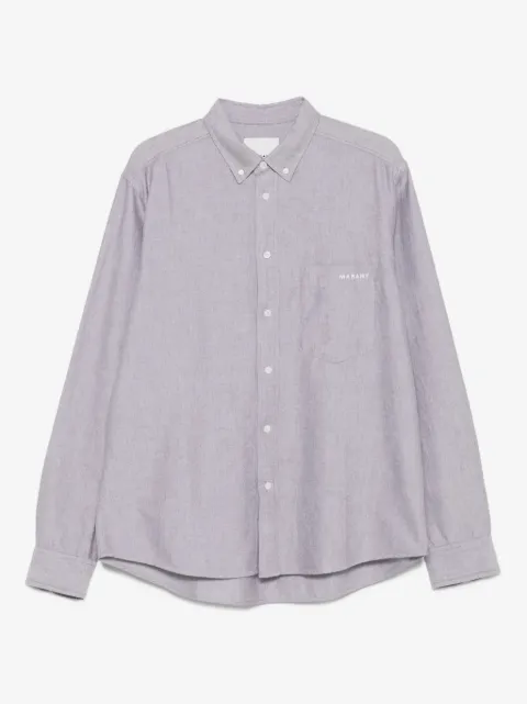 MARANT Jasolo embroidered-logo shirt