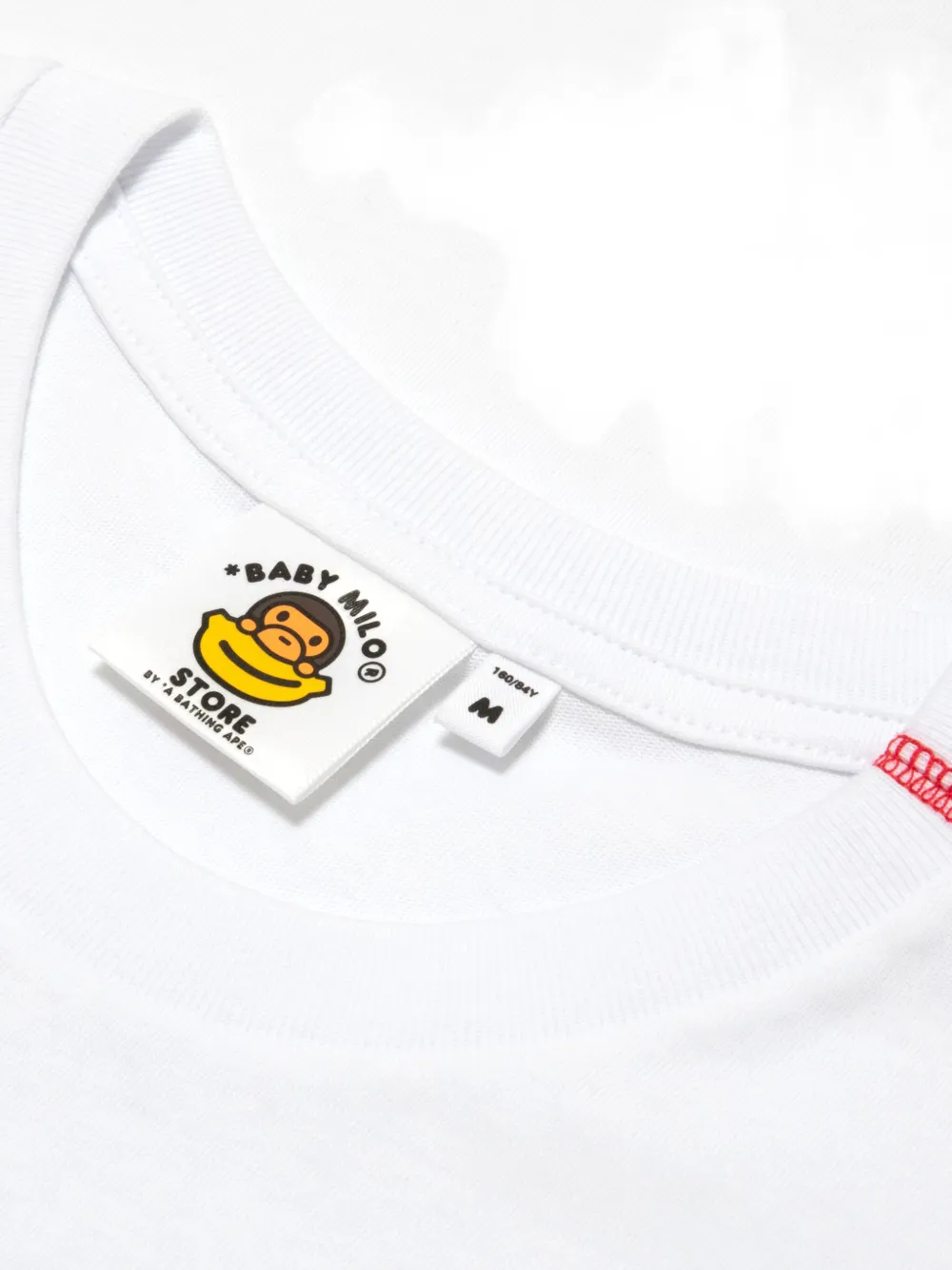 *BABY MILO STORE BY *A BATHING APE Baby Milo Store T-shirt met grafische print Wit