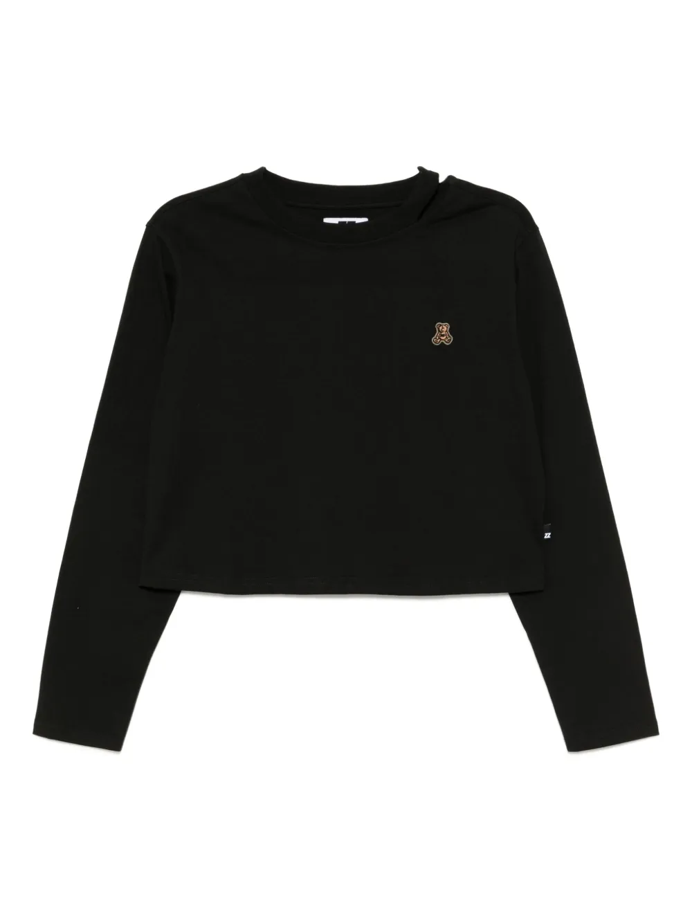 Izzue T-shirt met borduurwerk Zwart