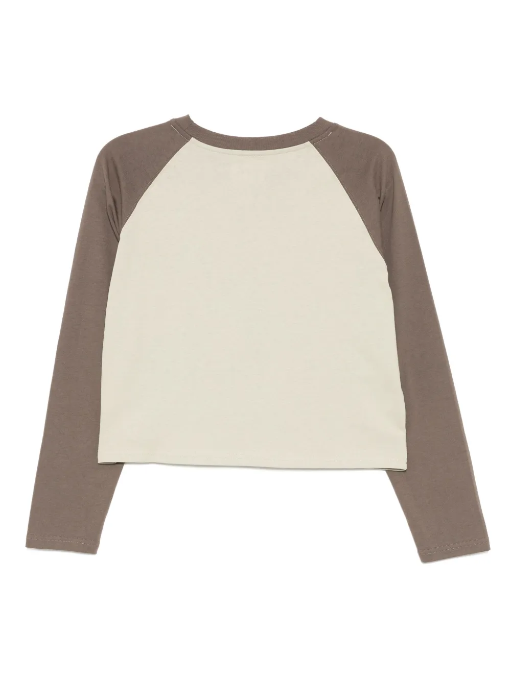 izzue Katoenen T-shirt met tekst Beige
