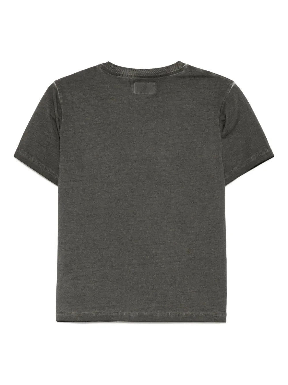 izzue Katoenen T-shirt met grafische print Grijs