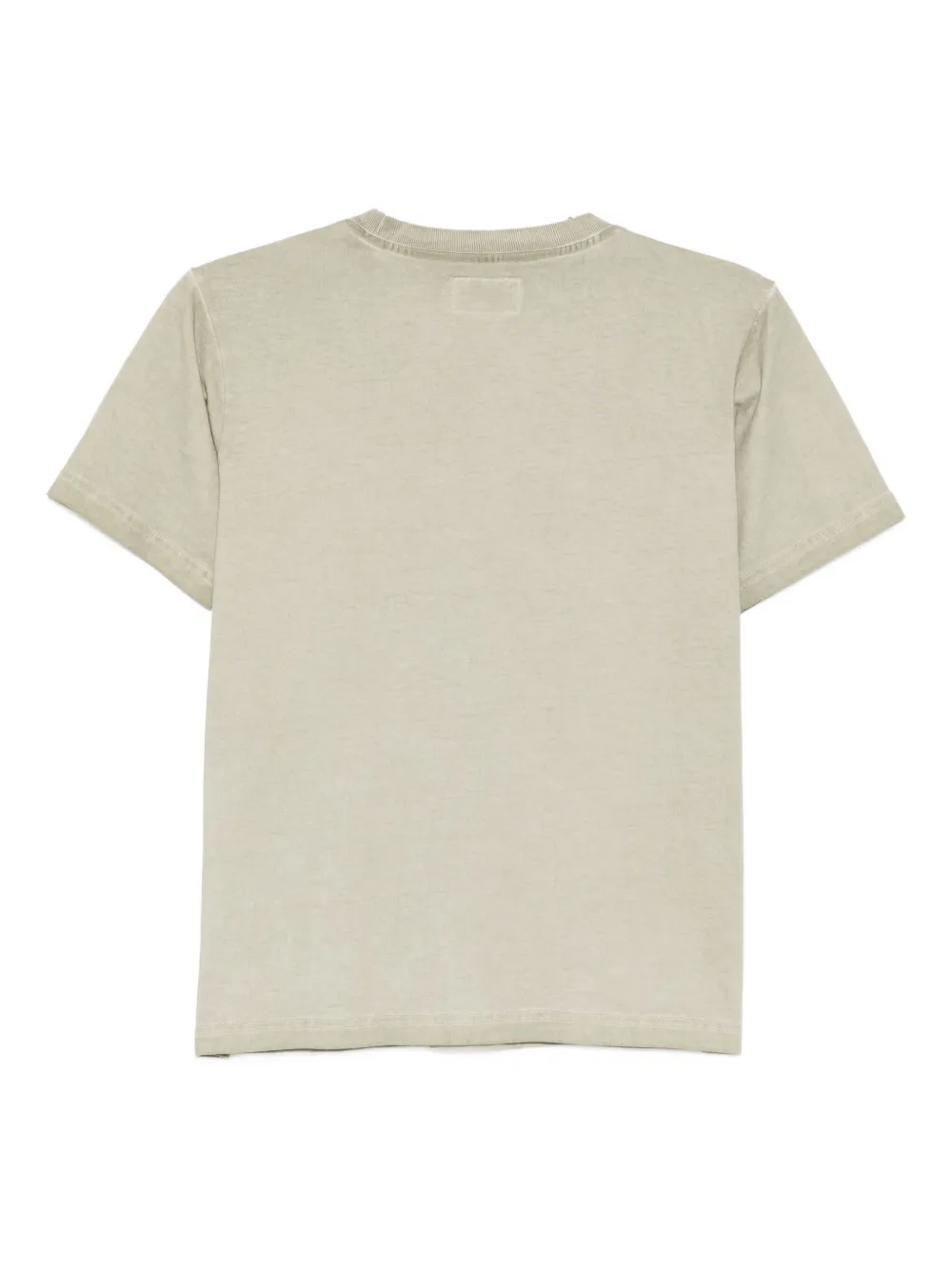 izzue Katoenen T-shirt met grafische print Groen