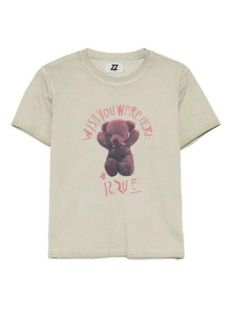 izzue graphic-print cotton T-shirt