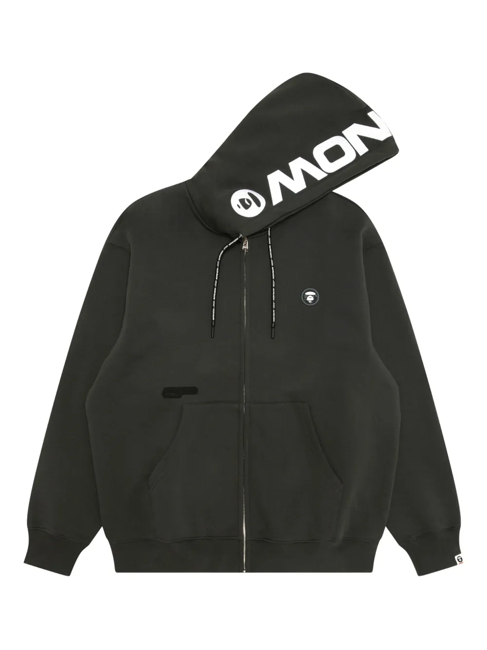 ape head zip-up hoodie
