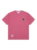 AAPE BY *A BATHING APE® logo-print cotton T-shirt - Pink