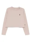 izzue embroidered cut-out T-shirt - Pink