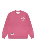 AAPE BY *A BATHING APE® logo crew-neck sweatshirt - Pink