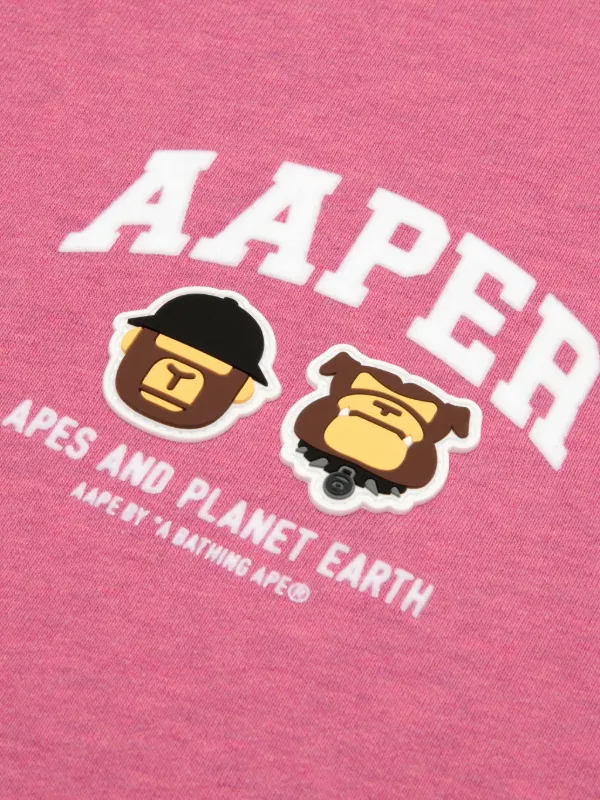AAPE BY *A BATHING APE® ロゴ スウェットシャツ | ピンク | FARFETCH JP