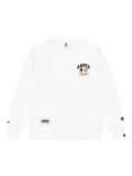 AAPE BY *A BATHING APE® logo sweatshirt - White