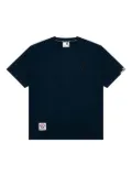 AAPE BY *A BATHING APE® logo embroidered T-shirt - Blue