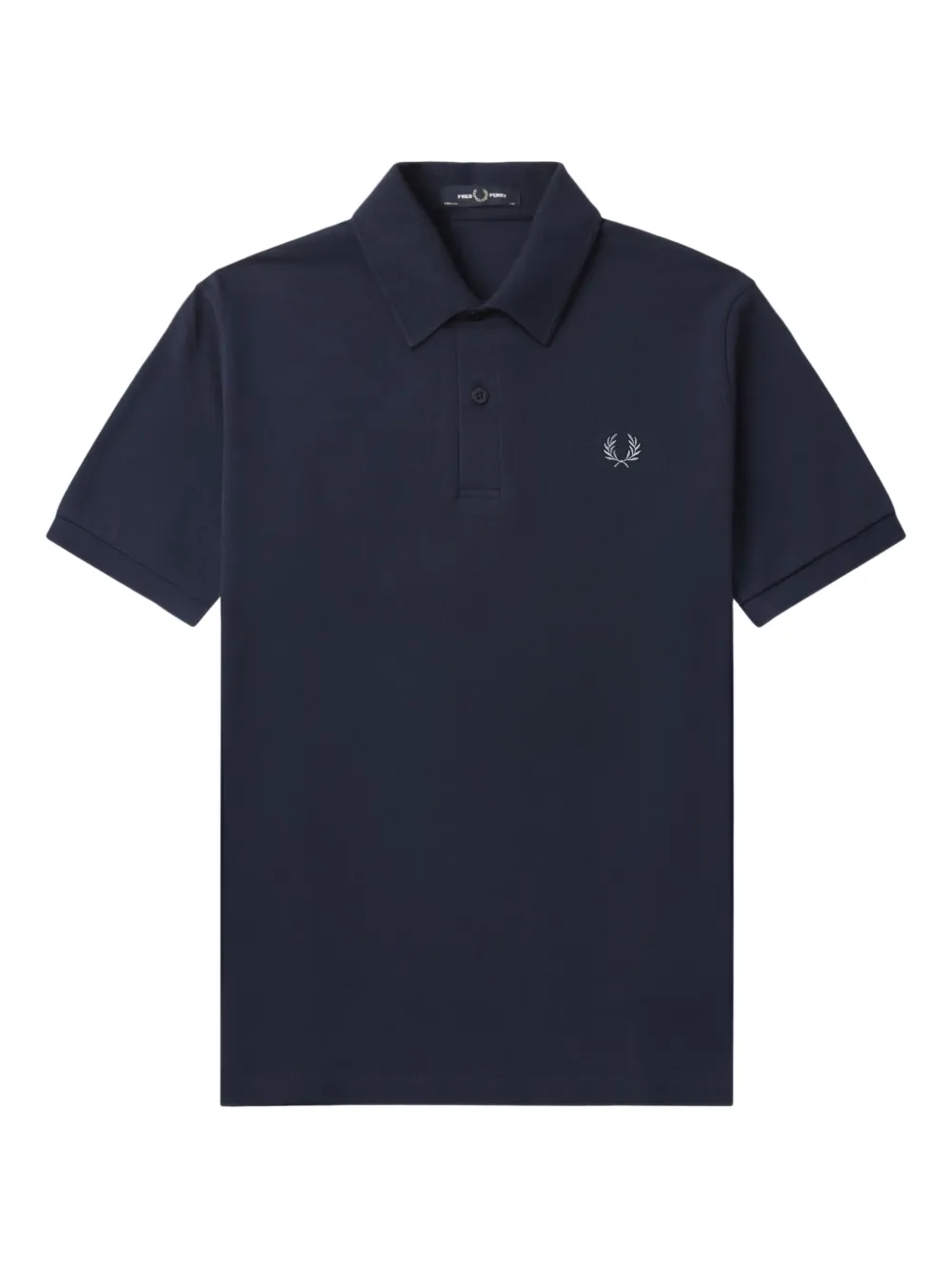 embroidered laurel-wreath polo shirt