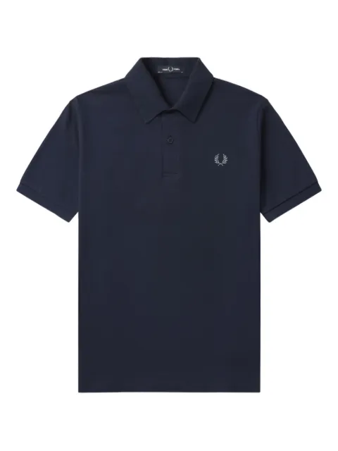 Fred Perry embroidered laurel-wreath polo shirt