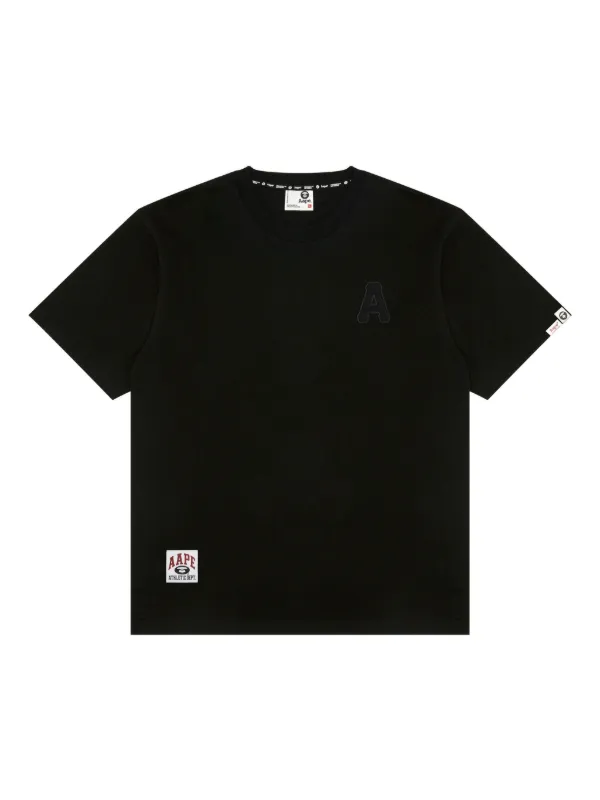 AAPE BY *A BATHING APE® Athletic Department T-shirt | Black | FARFETCH