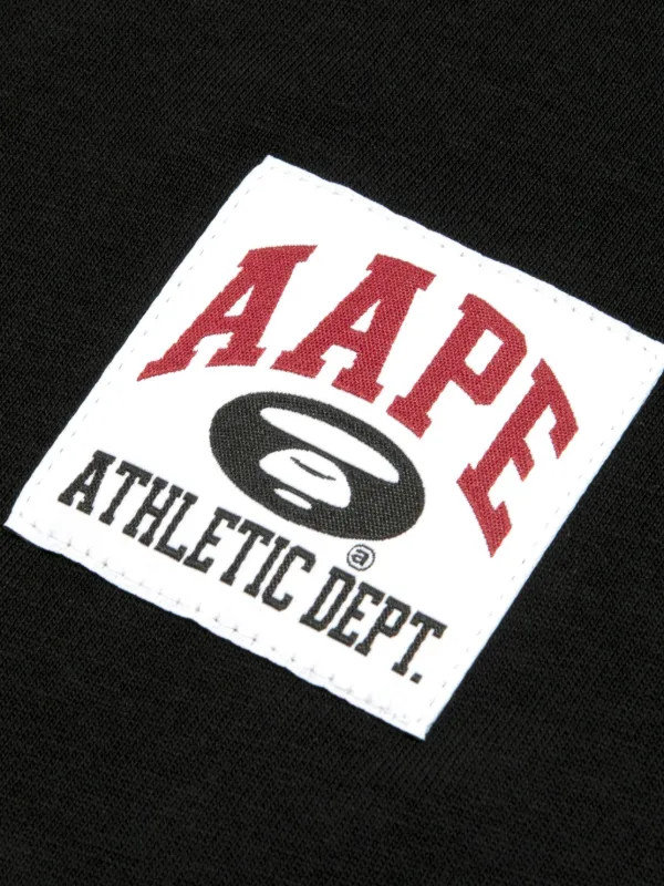AAPE BY *A BATHING APE® Athletic Department T-shirt | Black | FARFETCH