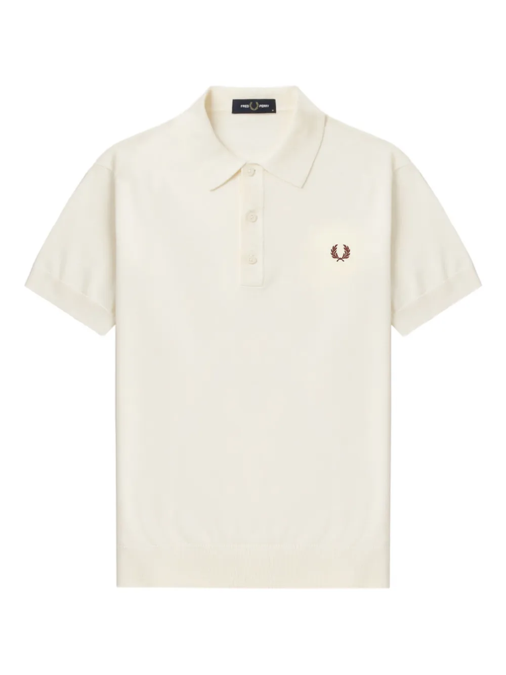 embroidered laurel-wreath polo shirt