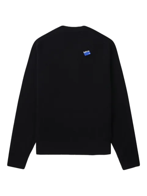Ader Error Sig; BL Tag logo-plaque buttoned cardigan