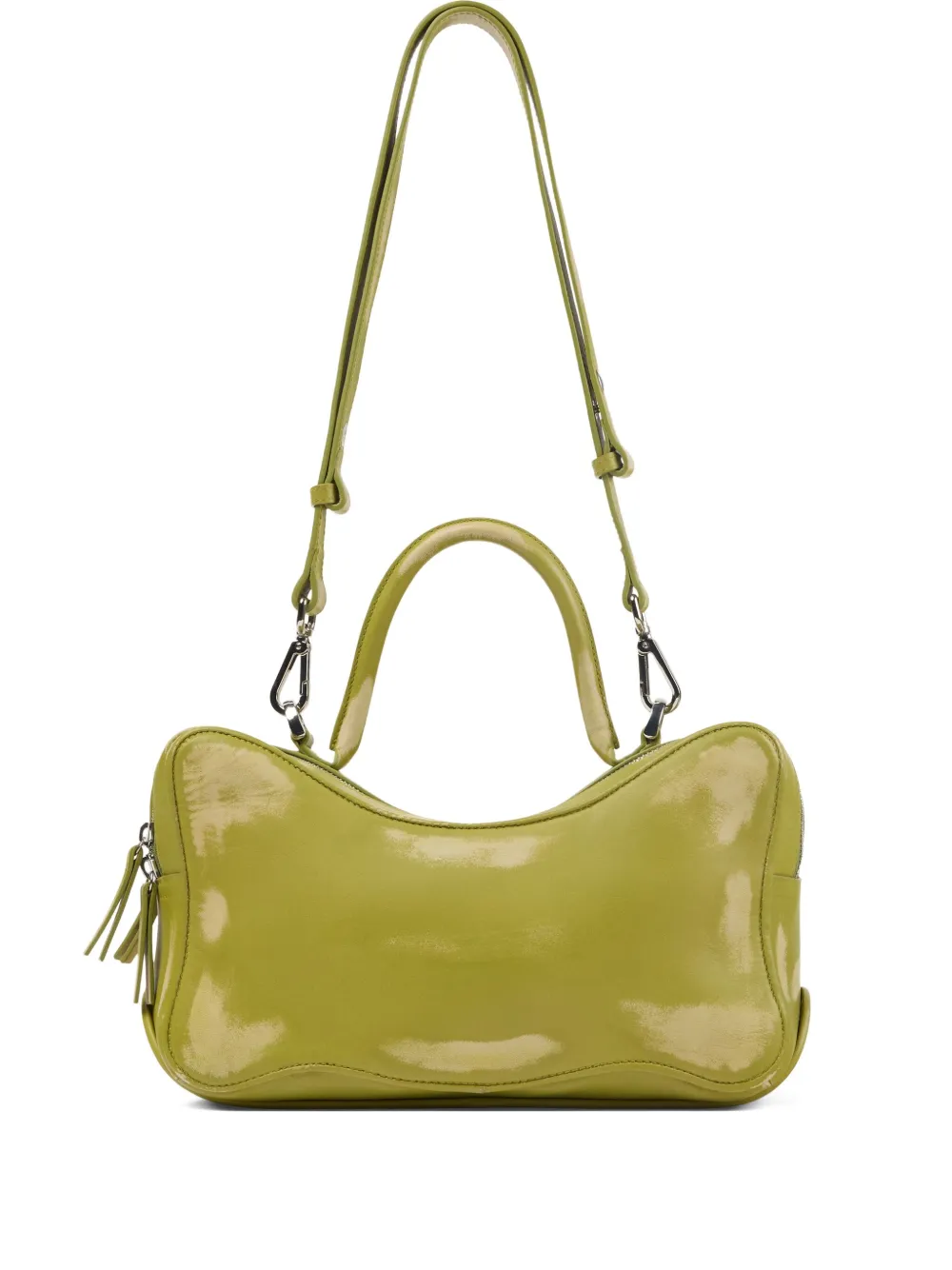 Camperlab Curved Top-handle Shoulder Bag In Green