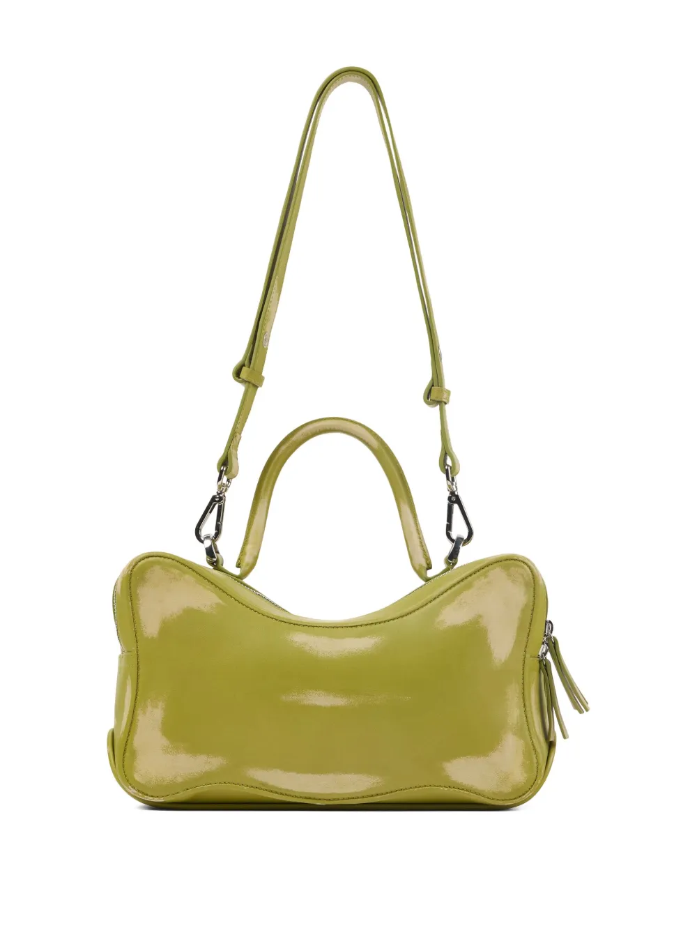 Camperlab Curved Top-handle Shoulder Bag In Green