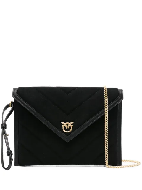 PINKO quilted flap clutch bag 