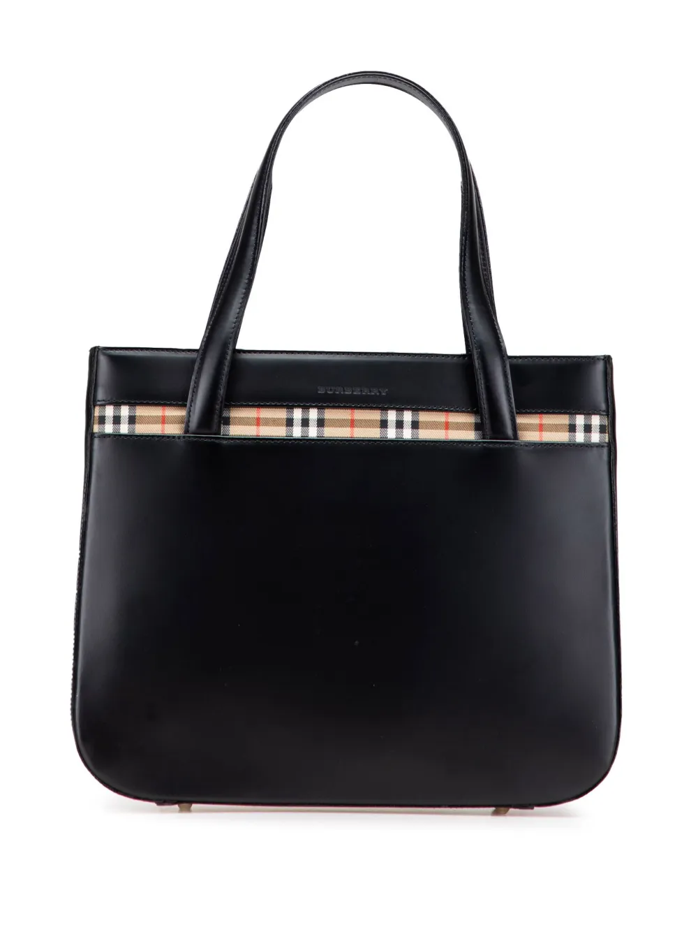 2000-2017 House Check Trimmed Leather handbag