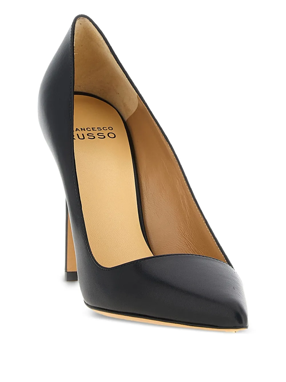 Francesco Russo 105mm pointed-toe stiletto pumps Black