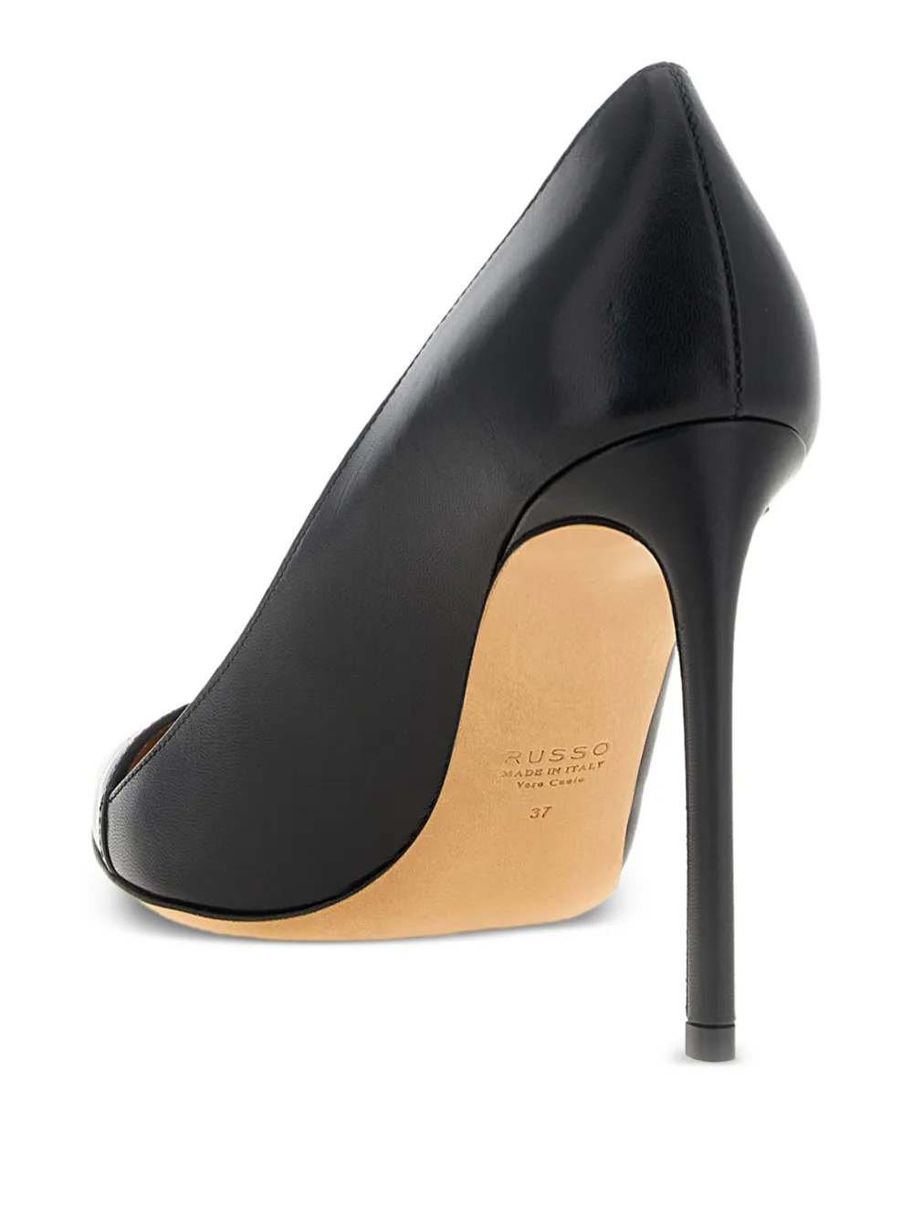 Francesco Russo 105mm pointed-toe stiletto pumps Black