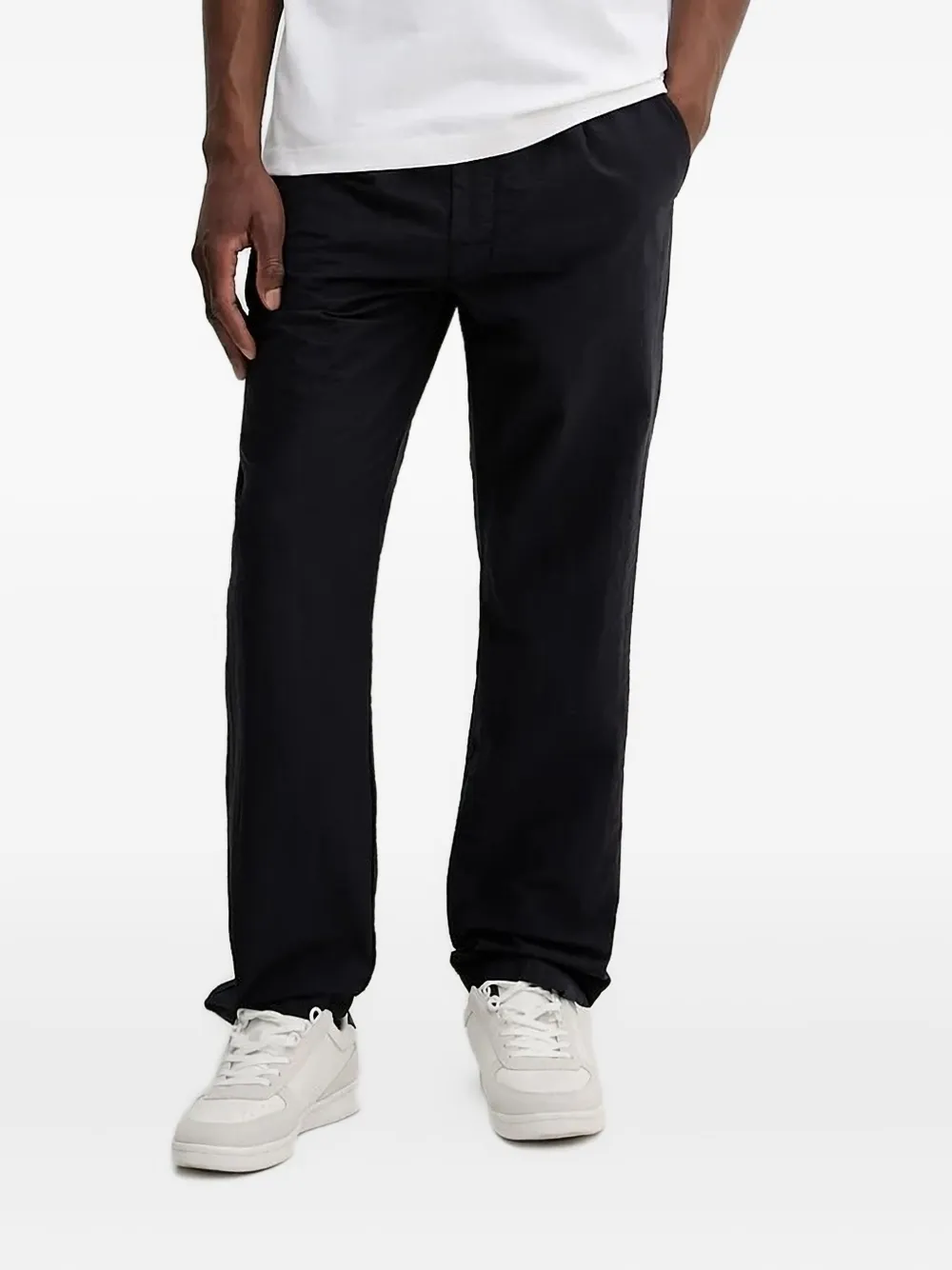 Marc O'Polo elasticated-waist trousers Blauw