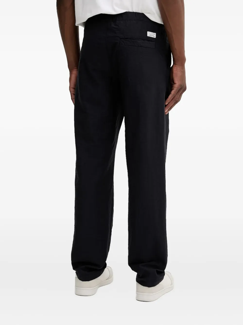 Marc O'Polo elasticated-waist trousers Blauw