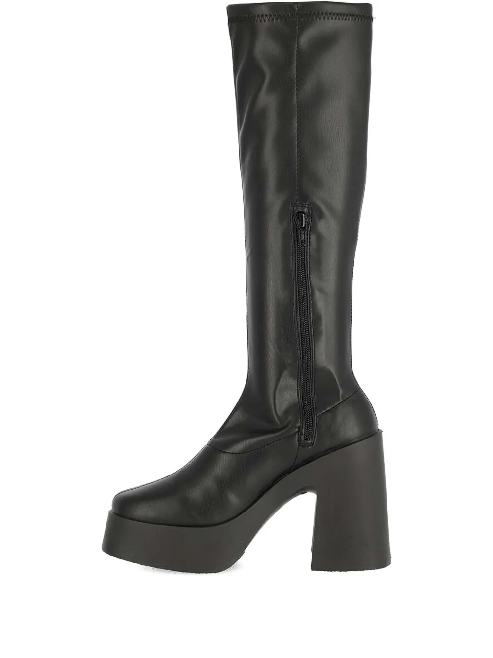 Mexx 105mm Knee-high Block-heel Boots In Black