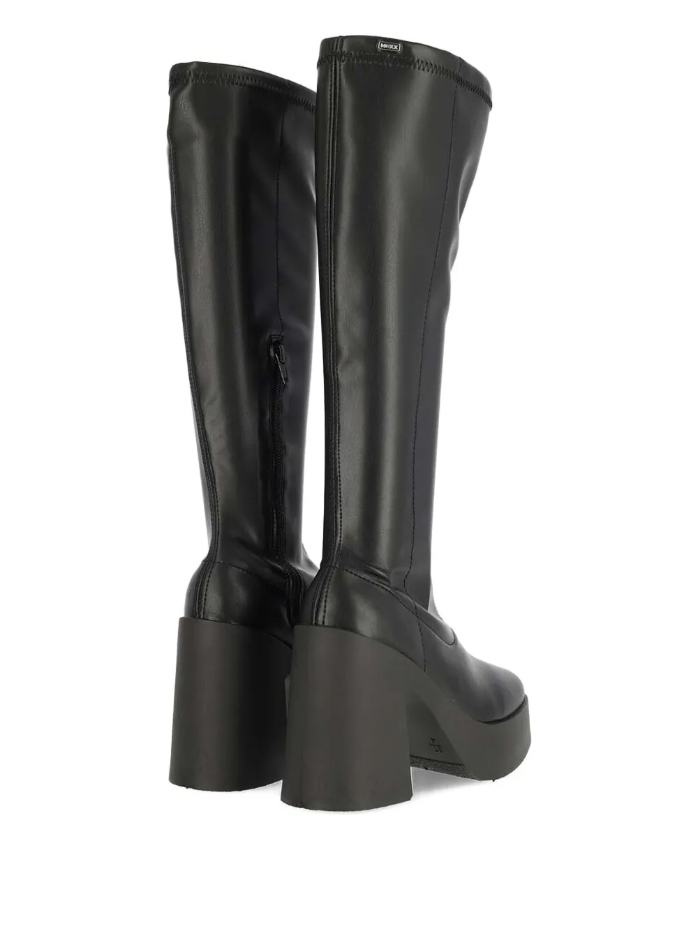 Mexx 105mm Knee-high Block-heel Boots In Black
