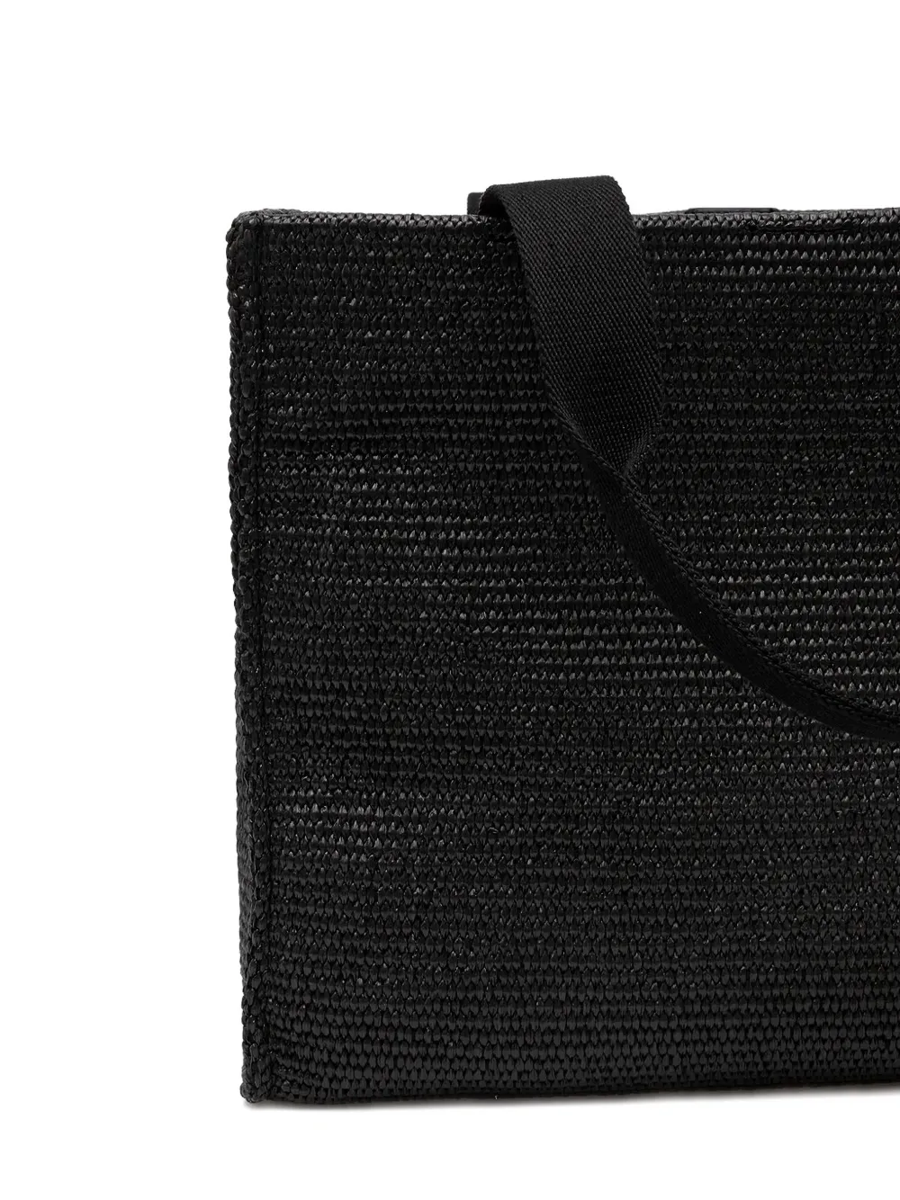 Marc O'polo Medium Saria Woven Tote Bag In Black