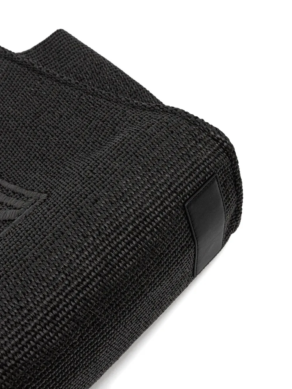 Marc O'polo Medium Saria Woven Tote Bag In Black