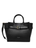Marc O'Polo medium Shopper buckle-fastening leather tote bag - Black