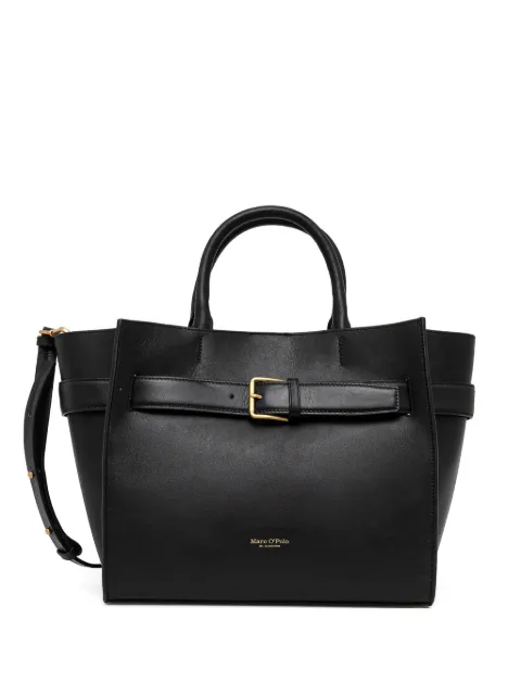 Marc O'Polo medium Shopper buckle-fastening leather tote bag 