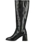 MEXX 70mm Maya block-heel knee-high boots - Black