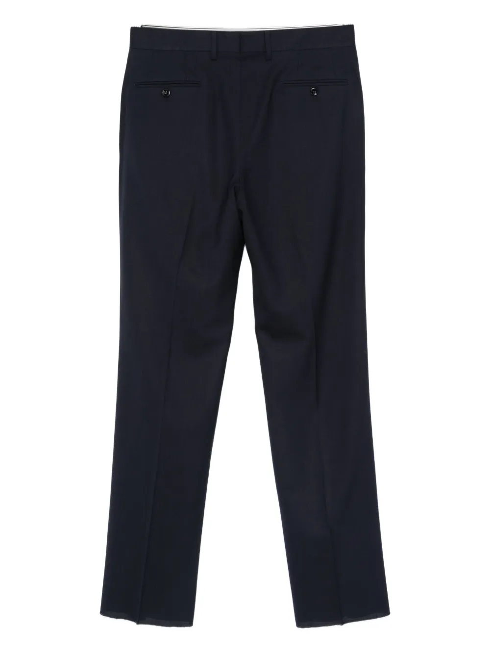 Lardini Wollen straight broek - Blauw