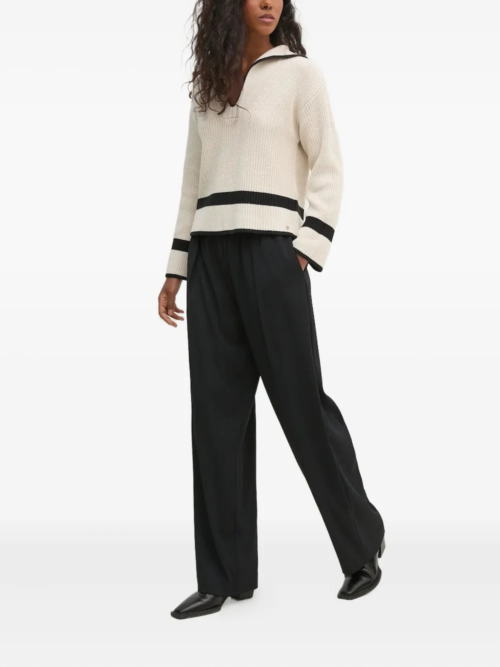 Pedro Del Hierro ribbed-collar striped knitwear | Knitted Sweaters | Image 2